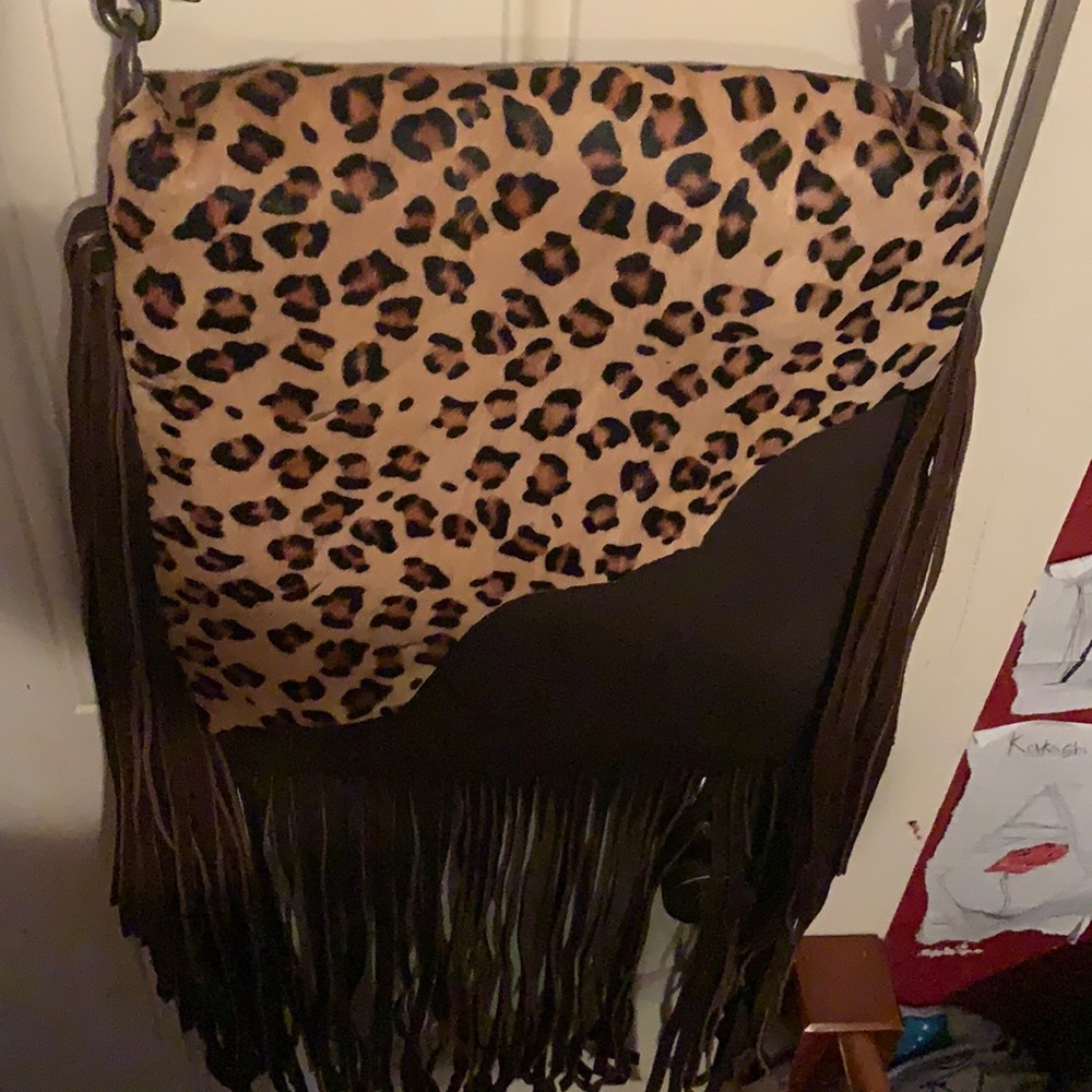 Linda bolsa vaquera de piel 100%
